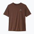 Herren-Shirt Patagonia Cap Cool Daily Great Waves berm brown - light berm brown x-dye
