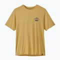 Herren-Shirt Patagonia Cap Cool Daily Great Waves limestone yellow - light limestone yellow x-dye