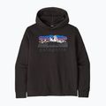 Herren-Trekkingsweatshirt Patagonia Fitz Roy Foothills Daily Hoody black