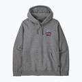 Herrenpullover Patagonia Great Waves Uprisal Hoody gravel heather 3