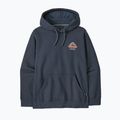 Herrenpullover Patagonia Great Waves Uprisal Hoody Summit Blue