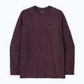 Longsleeve Herren Patagonia P-6 Logo Responsibili berry fig