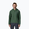 Softshell-Jacke für Herren Patagonia R1 TechFace Hoody canopy green
