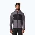 Herren-Trekkingsweatshirt Patagonia R2 TechFace Hoody may grey
