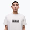 Herren Napapijri S-Box Logo weißes Flüster-T-Shirt 3