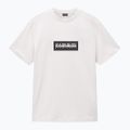 Herren Napapijri S-Box Logo weißes Flüster-T-Shirt 4