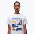 Herren Napapijri S-Valdor weißes Reiher-T-Shirt 3