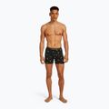 Thermoaktive Boxershorts Herren icebreaker Anatomica Snow Day black/peridot/aop 3
