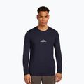 Langarmshirt Herren icebreaker Merino 150 Tech Lite Road To Cook midnight navy