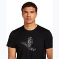 Herren T-Shirt icebreaker Merino 150 Tech Lite Skiing Yeti schwarz 5