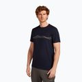 Shirt Herren icebreaker Merino 150 Tech Lite Mountain Pulse midnight navy
