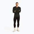 Herren Thermoaktivshirt icebreaker Merino 200 Oasis Crewe Snow Day black/peridot/aop 5