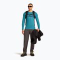 Thermoaktives Herren-Longsleeve icebreaker Merino 200 Oasis Crewe Elevation Line topaz 4