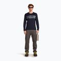 Herren Icebreaker Merino 200 Oasis Crewe Elevation Line midnight navy thermal longsleeve 4