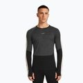Herren Thermo-Langarmshirt Icebreaker Merino 200 Oasis+ LS Crewe 0JI schwarz/jet meliert/naturfarben/cb