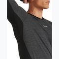 Herren Thermo-Langarmshirt Icebreaker Merino 200 Oasis+ LS Crewe 0JI schwarz/jet meliert/naturfarben/cb 4