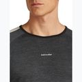Herren Thermo-Langarmshirt Icebreaker Merino 200 Oasis+ LS Crewe 0JI schwarz/jet meliert/naturfarben/cb 5