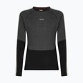 Herren Thermo-Langarmshirt Icebreaker Merino 200 Oasis+ LS Crewe 0JI schwarz/jet meliert/naturfarben/cb 7