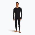 Herren Thermo-Overall Icebreaker Merino 200 Oasis+ schwarz/ungefärbt/cb 4