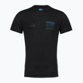 Herren-T-Shirt icebreaker Merino Blend 125 Cool-Lite Sphere Trail schwarz
