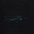 Herren-T-Shirt icebreaker Merino Blend 125 Cool-Lite Sphere Trail schwarz 3