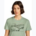 Damen T-Shirt icebreaker Merino 150 Tech Lite Crop The Climb seaglass 5