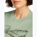 Damen T-Shirt icebreaker Merino 150 Tech Lite Crop The Climb seaglass 6