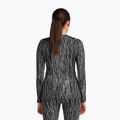 Damen Trekking-Longsleeve Icebreaker Merino 260 Tech Vertex Crewe Delta Lines AOP black/snow/j 3