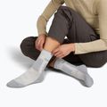 Icebreaker Damen Socken Merino Hike+ Medium Crew blizzard heather/alloy 3
