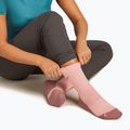 Icebreaker Damen-Socken Merino Hike+ Light Crew blush/summit 3