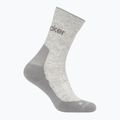 Icebreaker Damen Socken Merino Hike+ Light Crew blizzard heather/alloy
