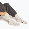 Icebreaker Damen Socken Merino Ultralight Crew Camp Ess ecru heather/sand 4