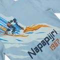 Napapijri B-Fiemme H Sweatshirt aus verblasstem Denim für Männer 4