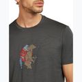 Herren T-Shirt icebreaker Merino 150 Tech Lite Bear Catch Tee obsidian 6