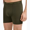 Thermoaktive Herren-Boxershorts icebreaker Anatomica dark loden 5