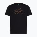 Herren T-Shirt icebreaker Merino 125 Cool-Lite Sphere Tee Across The Peaks black 7