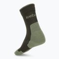 Herrensocken icebreaker Merino Hike+ Light Crew dark loden/lichen 2