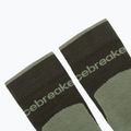 Herrensocken icebreaker Merino Hike+ Light Crew dark loden/lichen 3