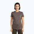 Damen-Trekking-T-Shirt icebreaker Merino 125 Cool-Lite™ Sphere III bittersweet hthr