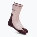 Damen Socken icebreaker Merino Hike+ Light Crew pink quartz/java