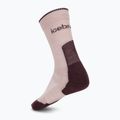 Damen Socken icebreaker Merino Hike+ Light Crew pink quartz/java 2