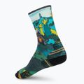 Socken Smartwool Hike Trail Trekker Print Crew winter moss 2