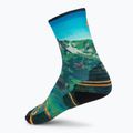 Damensocken Smartwool Hike Mountain Lake Print Crew capri 2