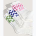 Socken Vans Classic Check Crew 3 pairs pink fizz 3