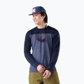 Herren Funktionsshirt langärmlig Smartwool Classic Thermal Merino Base Layer Colorblock Crew Boxed deep navy/nightfall