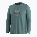Longsleeve Herren Smartwool Wander Valley Active Long Sleeve Graphic Tee dusty tea 3