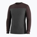 Herren Funktionsshirt langärmlig Smartwool Classic Thermal Merino Base Layer Colorblock Crew Boxed mink/charcoal 3