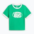 Damen T-Shirt Vans Center Chest Ringer Tee vivid verdant