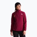Fleecejacke für Damen The North Face Glacier Fleece 1/4 Zip burgundy crush