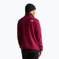 Fleecejacke für Damen The North Face Glacier Fleece 1/4 Zip burgundy crush 3